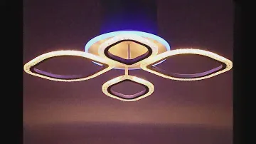 Люстра с ПДУ 10022/4WT LED 85Вт 3000-6000К диммер белый 67х53х10 см 5169304