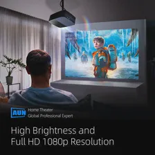 Мини проектор AUN Z5S Full HD 1080P домашний кинотеатр светодиодный кинотеатр Android 9 4k телевизор проектор проэктор для дома (art.: 3920b9db61ba2)