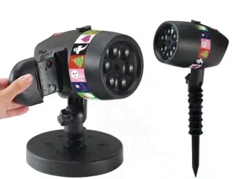 Лазерный проектор для улицы и дома SH140 (слайды)-3