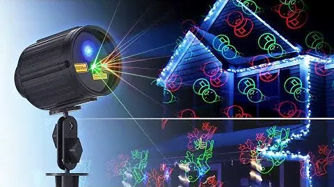 ЛАЗЕРНЫЙ ПРОЕКТОР ДЛЯ УЛИЦЫ И ДОМА СО СКИДКОЙ В 53%