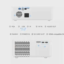 TouYinger M21 проектор ( проэктор ) для дома, Лучший светодиодный видеопроектор светодиодный, проектор Full HD 1080P 7000 люмен FHD 3D кино USB VGA Проекторы дом... (art.: 3a39f50d50a)