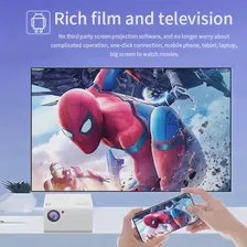 🛍 T10 проектор 1080P Full HD портативный Android ТВ проектор с динамиком HiFi стерео Смарт кинотеатр видеопроекторы домашний кинотеатр