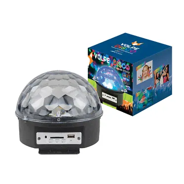 Volpe DISCO Cветильник-проектор LED Диско-шар многоцветный-0