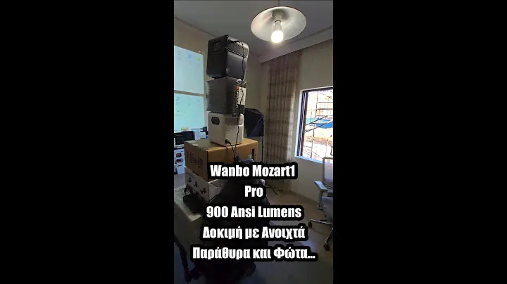 To "Πιστοποιημένο Τέρας" με 900 Ansi Lumens & Google Certified WANBO Mozart 1 PRO.