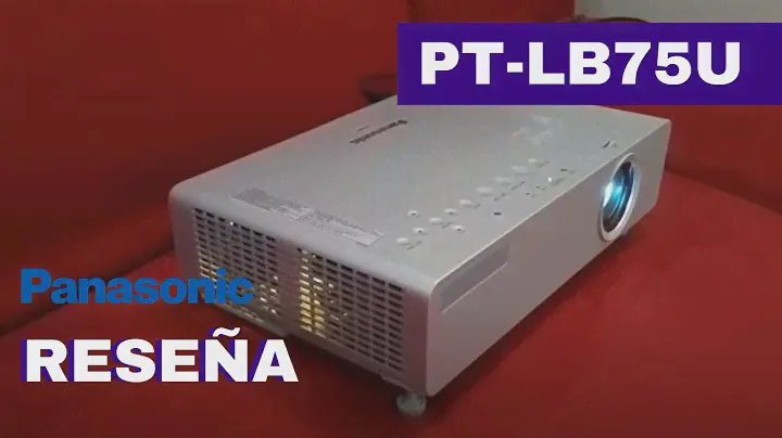Reseña del Proyector 3LCD Panasonic PT-LB75U Reconstruido