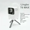 Портативный проектор Lingbo Projector T6 MAX 1920x1080 (Full HD), белый