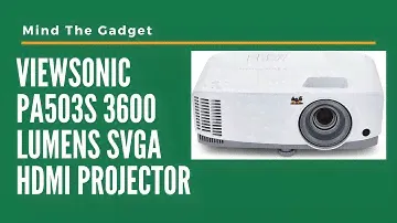 ViewSonic PA503S 3600 Lumens SVGA HDMI Projector - Don't Buy Before You Watch This