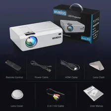 Мини-проектор WIMIUS, Wi-Fi проекторы K2, встроенный 1080P4K, Поддержка экрана 300 дюйма, LUNENS 5500 проектор для домашнего проектора, телефона (art.: 3920b84771b38)