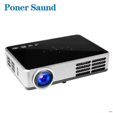 Poner saund DLP600W портативный мини проектор Android 6 0 Full HD Smart ЖК дисплей 3D фильм домой