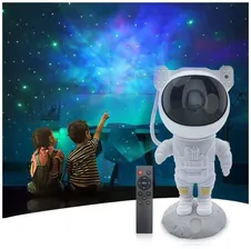 Ночник проектор игрушка Astronaut Starry Sky Projector с пультом ДУ