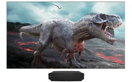 Hisense Проектор Ультракороткофокусный лазерный проектор 100L5F (в комплекте с ALR экраном), DLP, черный