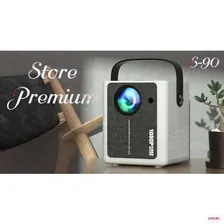 Проектор для просмотра фильмов Store Premium S-90 (BlueTooth, Wi Fi + Подключение к Телефону) / Проектор для офиса / Видео проектор 4 К Full HD для дома