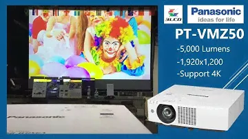 Panasonic PT-VMZ50 (Laser/5,000 lm/WUXGA) เครื่องฉายโปรเจคเตอร์ที่อายุ 20,000ชม.ประกัน3ปี