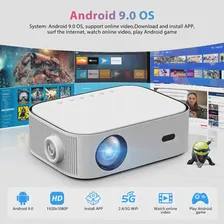 AAO YG550 проектор WiFi Android 9,0 Full HD 4K 1080P проектор Портативный светодиодный проектор для домашнего кинотеатра, ЖК-смартфона (art.: 3920bda65ad83)