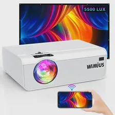 Мини-проектор WIMIUS, Wi-Fi проекторы K2, встроенный 1080P4K, Поддержка экрана 300 дюйма, LUNENS 5500 проектор для домашнего проектора, телефона (art.: 3920b84771b38)