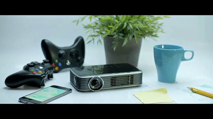 Qumi Q8 by Vivitek -  Pocket & Personal Projectors - Infographic [Spanish version]