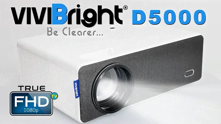 Светодиодный проектор Vivibright D5000 1080p True FHD — с растягивающимся экраном