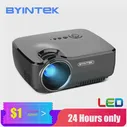 🛍 Мини-проектор BYINTEK GP70, портативный проектор для домашнего кинотеатра, светодиодный проектор для кинотеатра 1080P 3D 4K