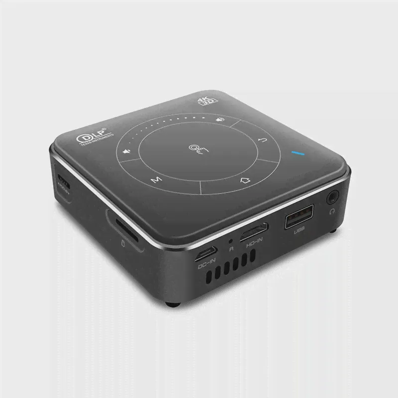 Мини-проектор P11 4k DLP Android 9,0 С Поддержкой WIFI BT Умный Домашний Кинотеатр HD-MI Video Beamer Мобильный Телефон с Батарейным Проектором
