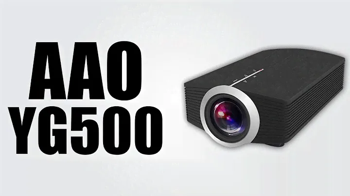 AAO YG500 - 1080P, 1500 lumens mini projector / Simple, stylish design / Supports 23 languages